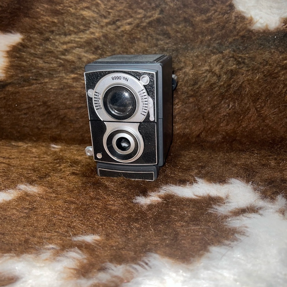 Vintage Black and Silver Camera
